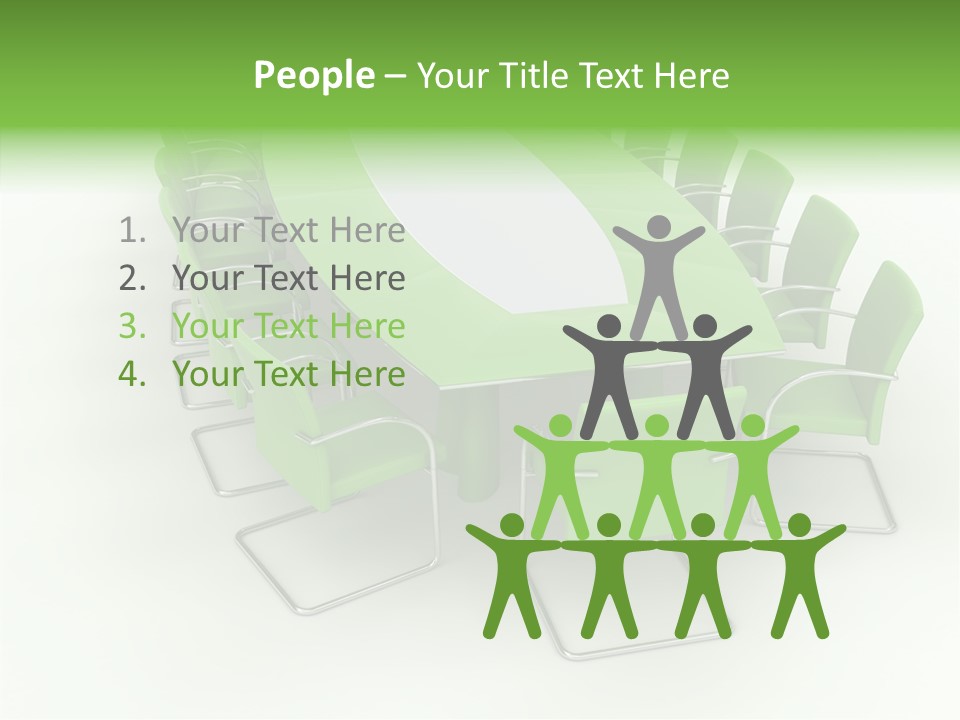 Chair Together Profe Ional PowerPoint Template