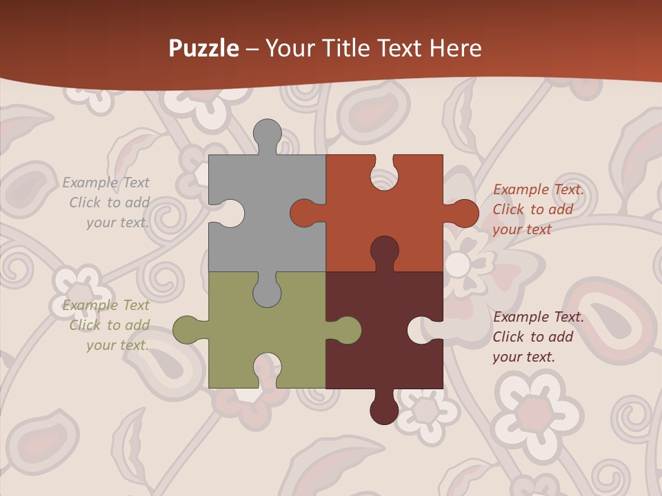 Wall Vintage Brown PowerPoint Template