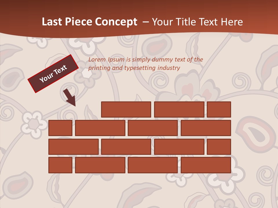 Wall Vintage Brown PowerPoint Template