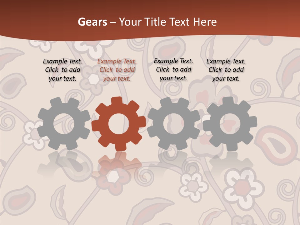 Wall Vintage Brown PowerPoint Template