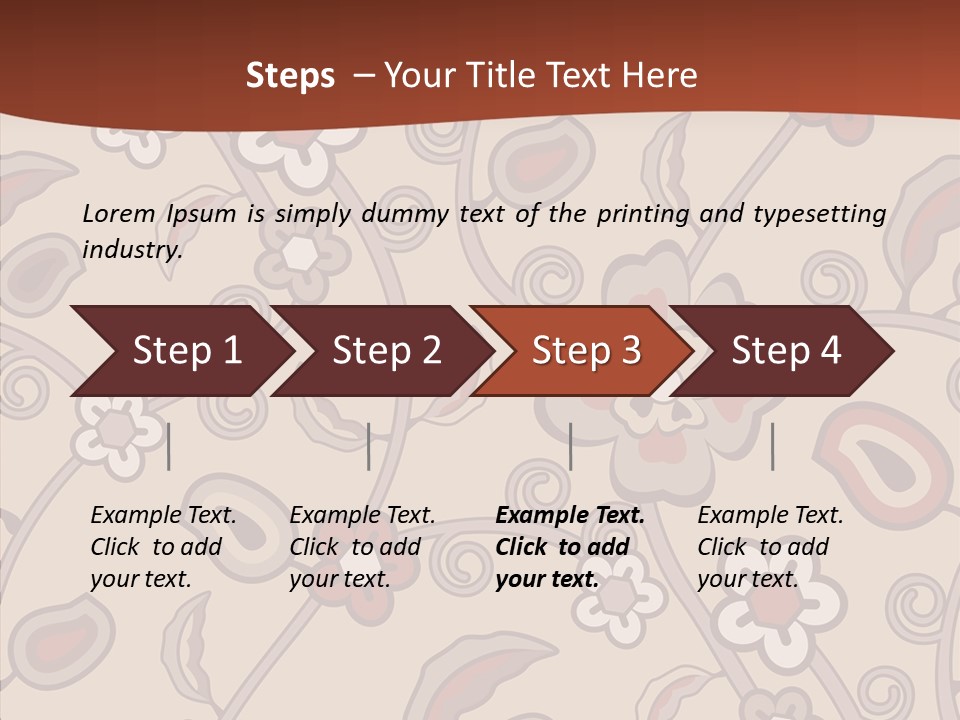 Wall Vintage Brown PowerPoint Template