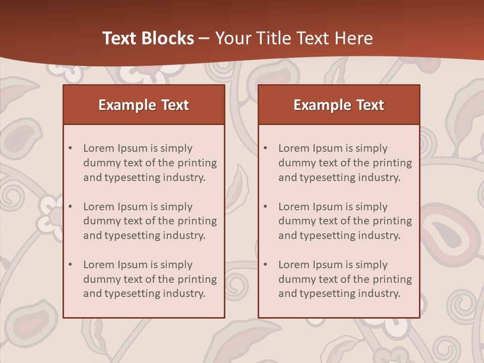 Wall Vintage Brown PowerPoint Template