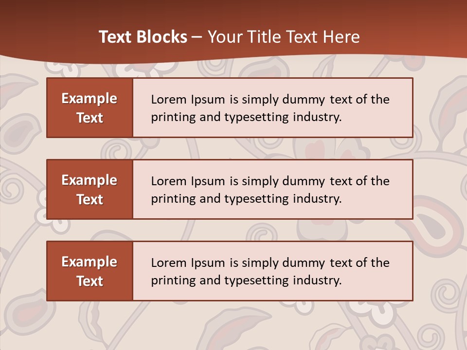 Wall Vintage Brown PowerPoint Template