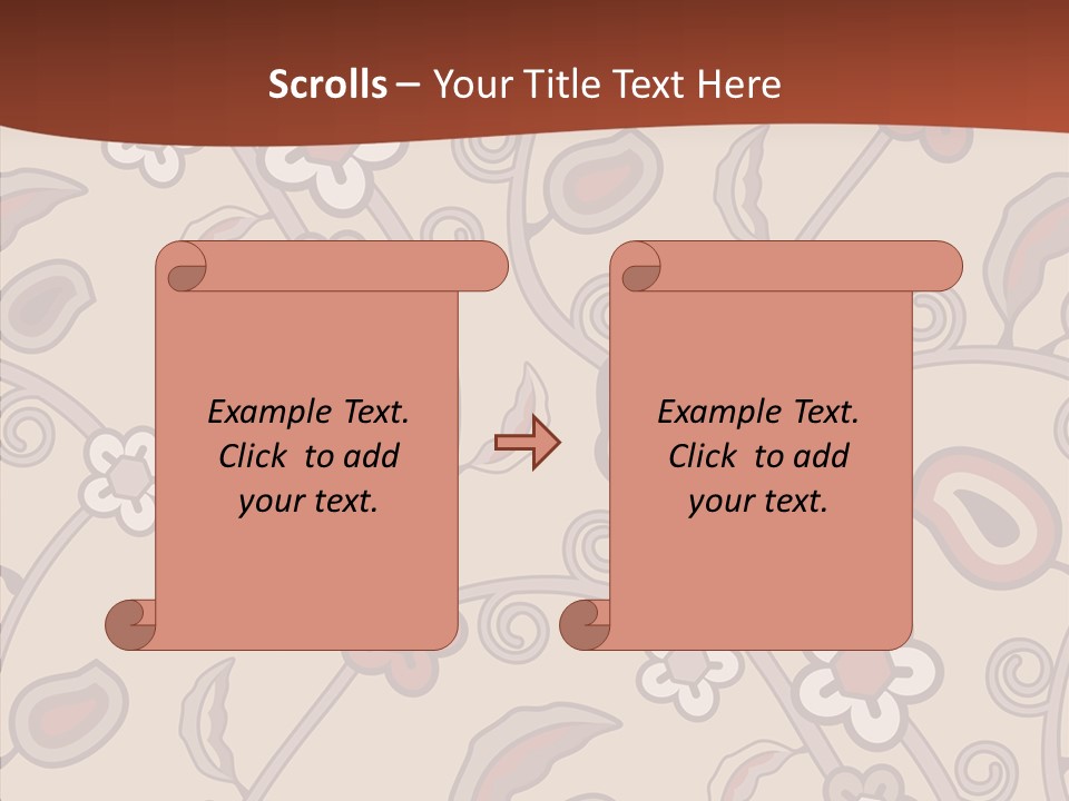 Wall Vintage Brown PowerPoint Template