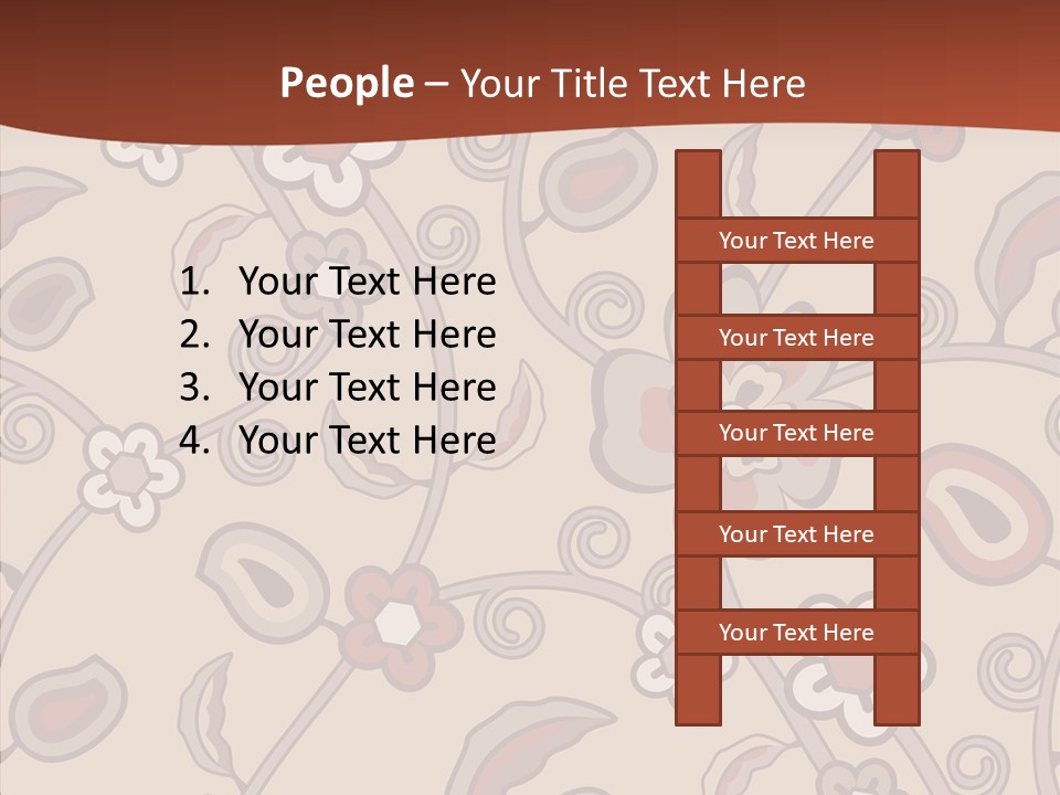 Wall Vintage Brown PowerPoint Template