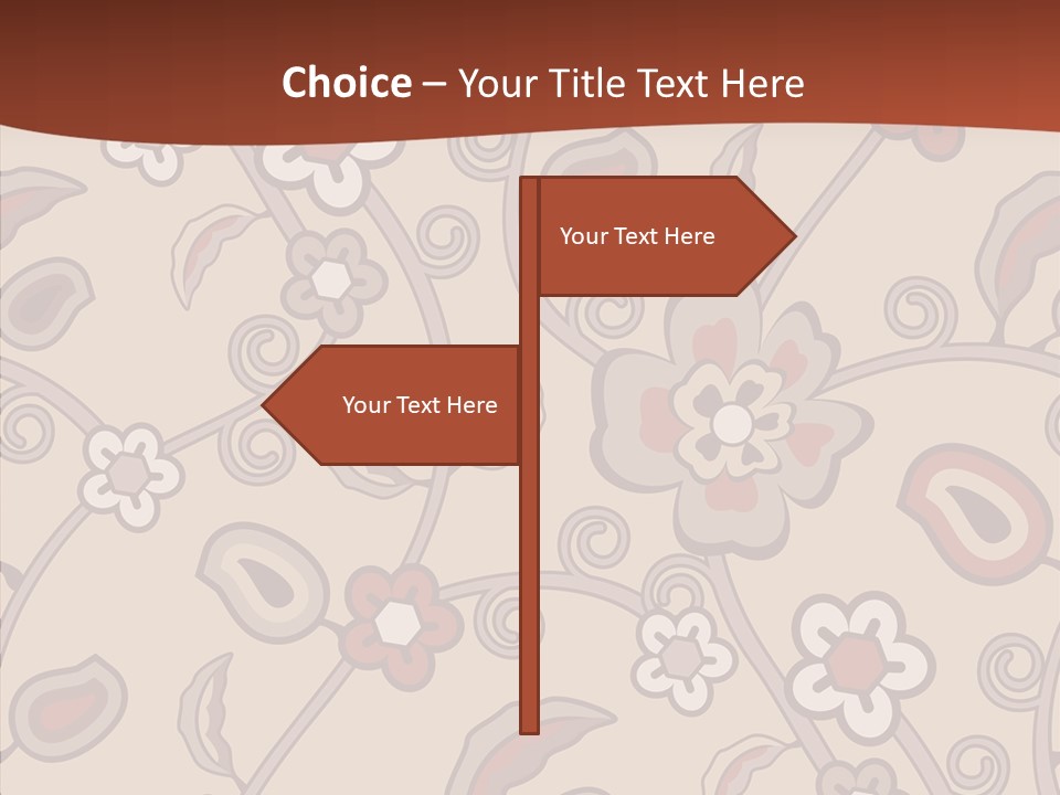 Wall Vintage Brown PowerPoint Template