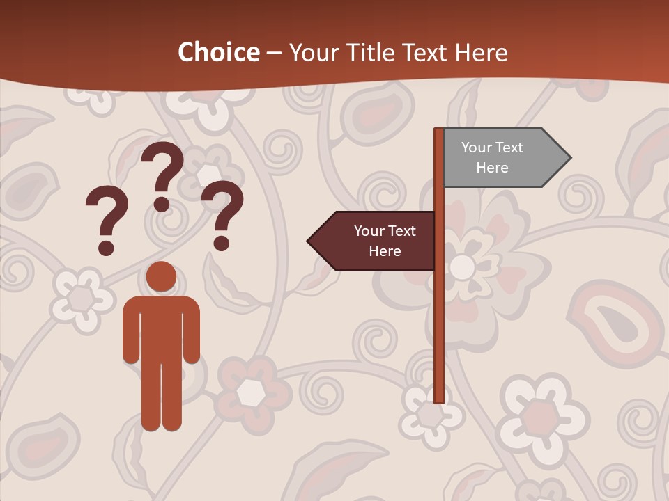 Wall Vintage Brown PowerPoint Template