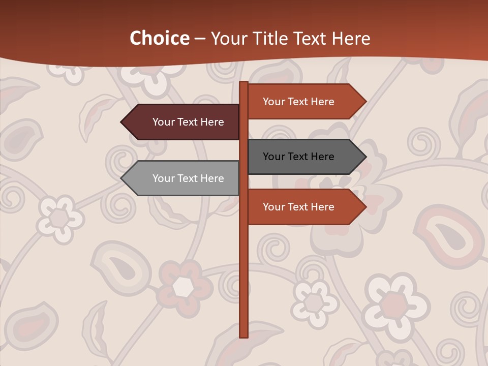 Wall Vintage Brown PowerPoint Template