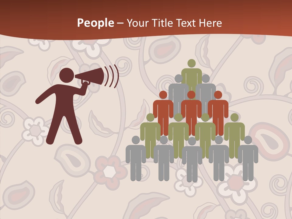 Wall Vintage Brown PowerPoint Template