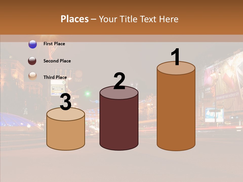 Capital Kiev Gas Crisis PowerPoint Template