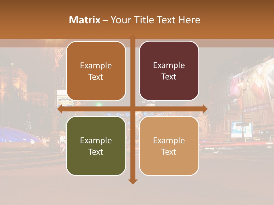 Capital Kiev Gas Crisis PowerPoint Template