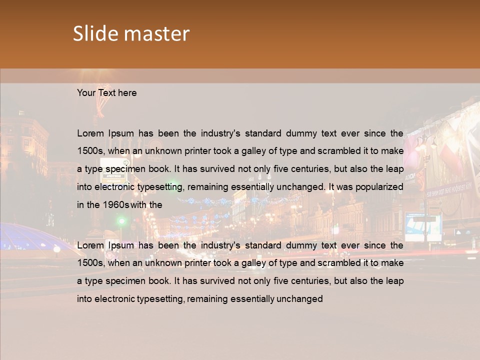 Capital Kiev Gas Crisis PowerPoint Template