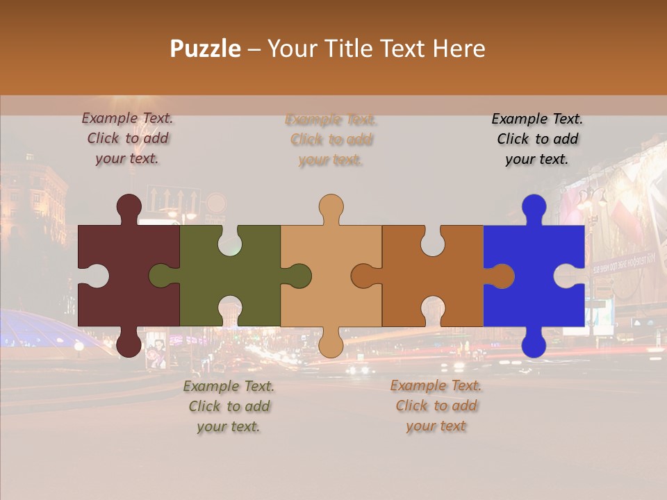 Capital Kiev Gas Crisis PowerPoint Template