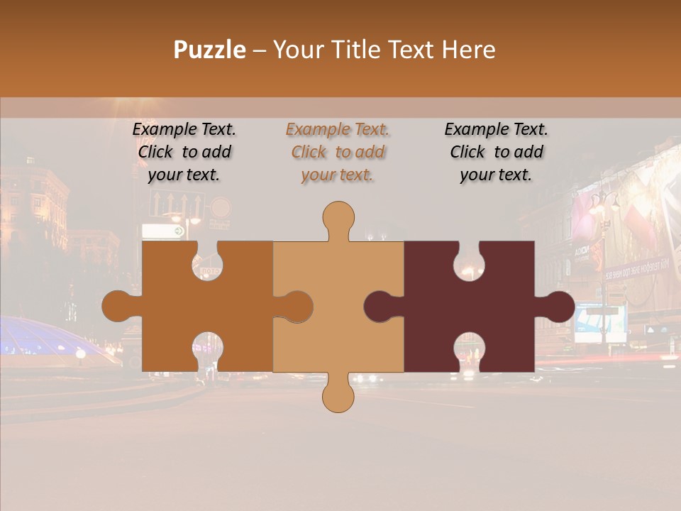 Capital Kiev Gas Crisis PowerPoint Template