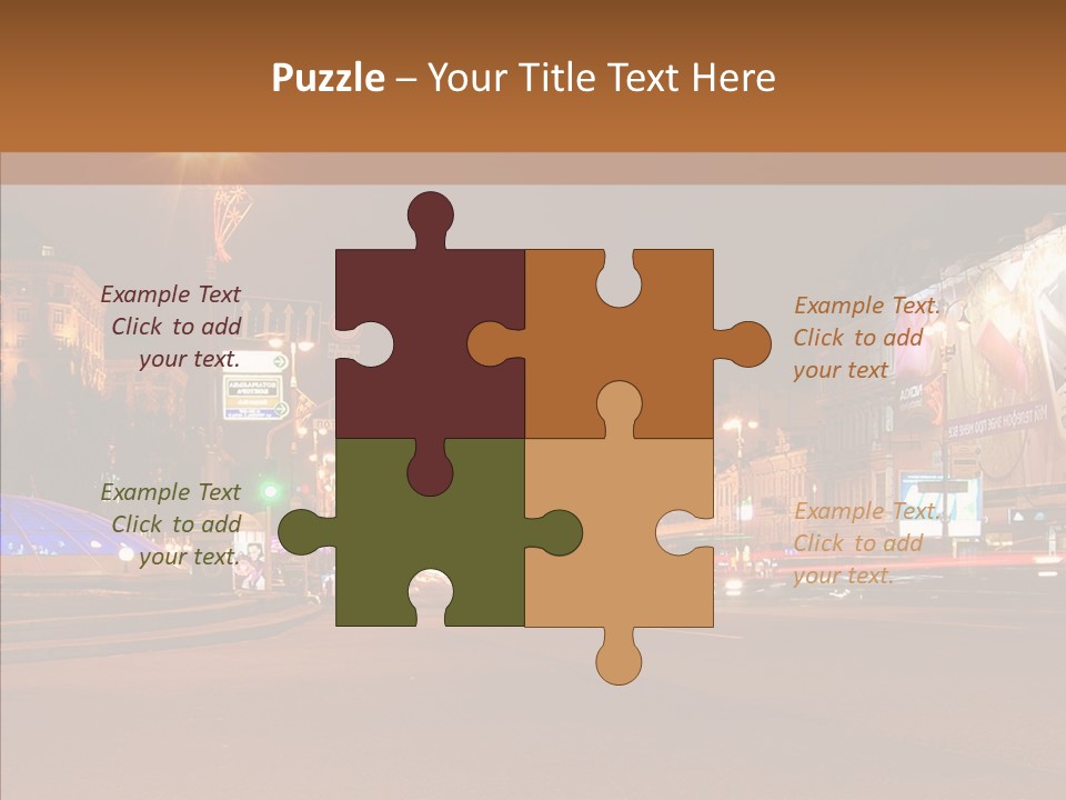 Capital Kiev Gas Crisis PowerPoint Template