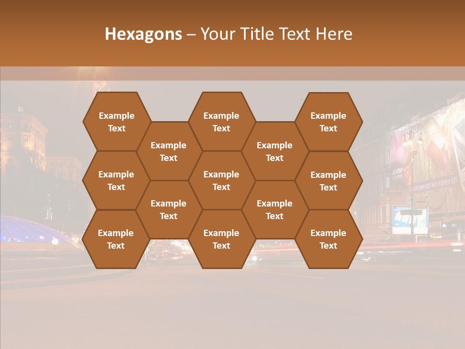 Capital Kiev Gas Crisis PowerPoint Template