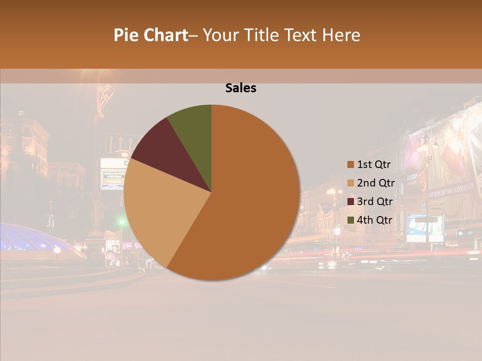 Capital Kiev Gas Crisis PowerPoint Template