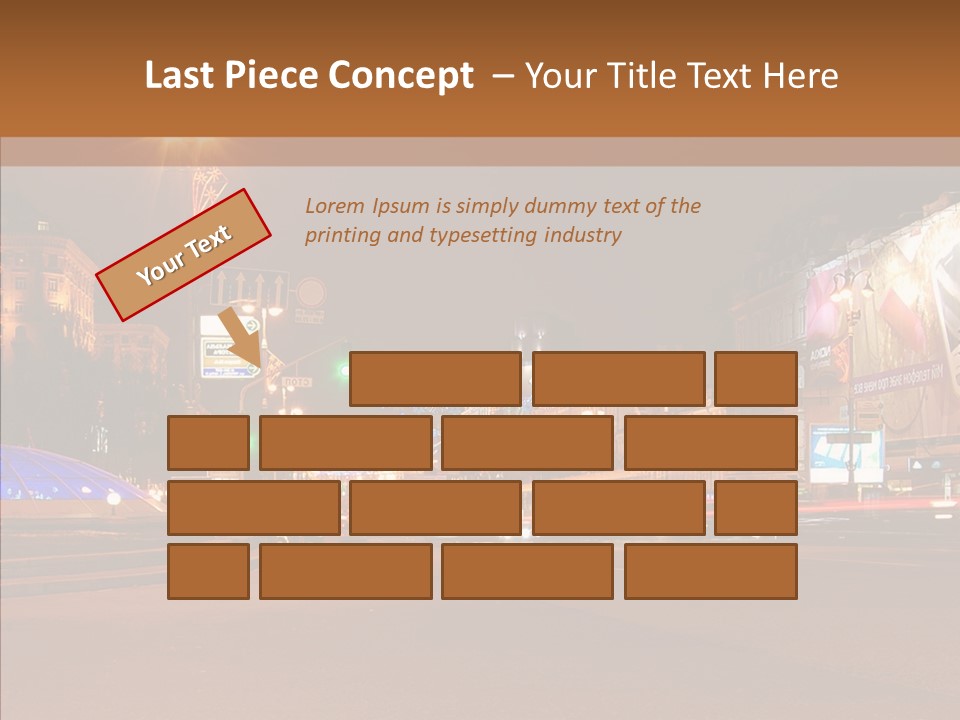 Capital Kiev Gas Crisis PowerPoint Template