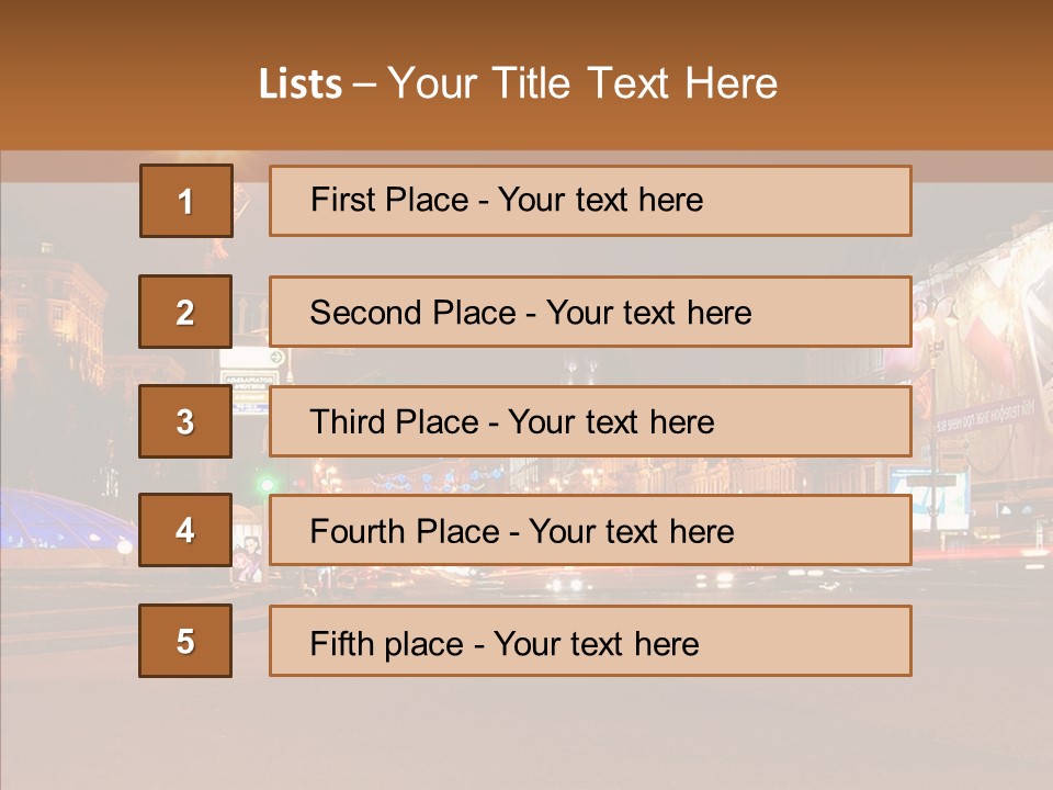 Capital Kiev Gas Crisis PowerPoint Template