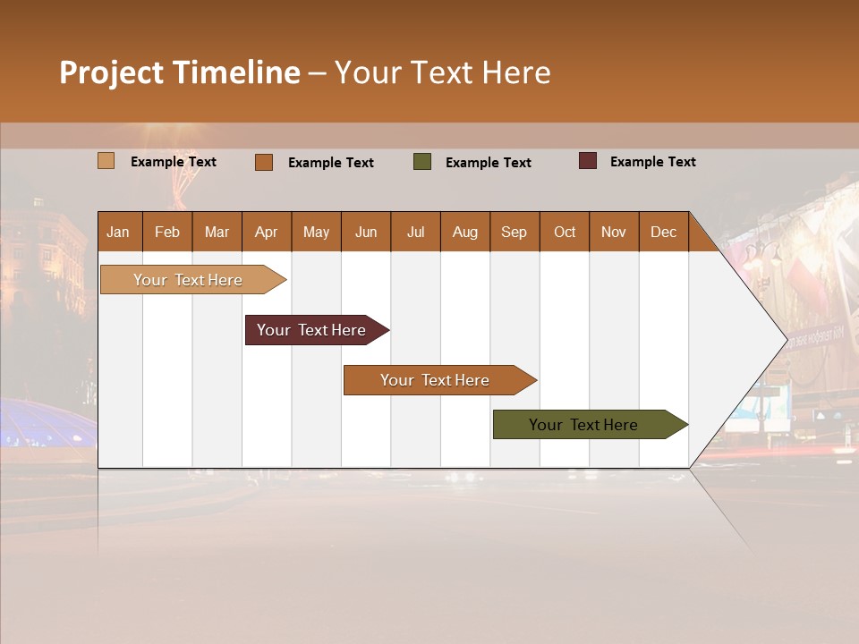 Capital Kiev Gas Crisis PowerPoint Template