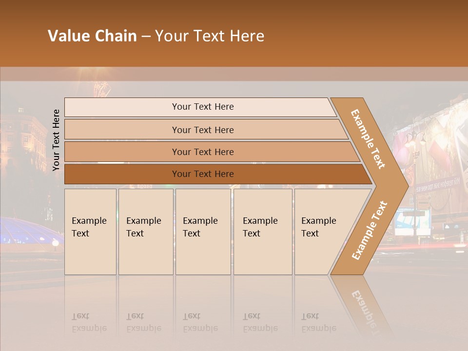 Capital Kiev Gas Crisis PowerPoint Template