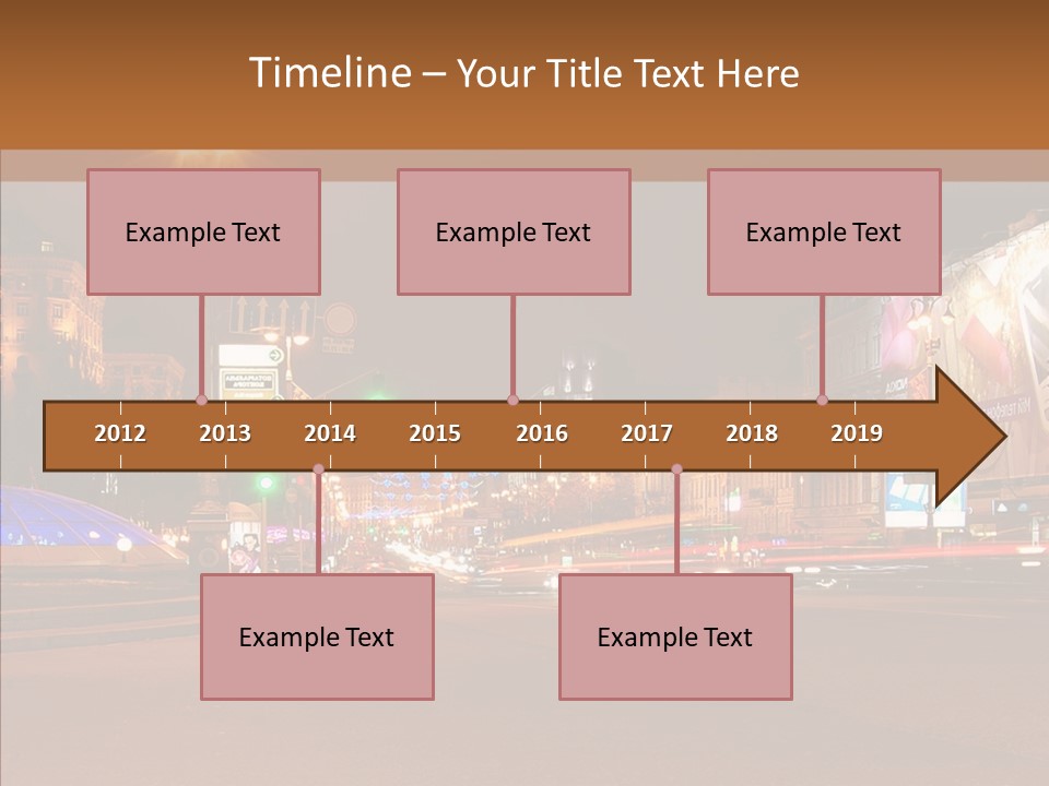 Capital Kiev Gas Crisis PowerPoint Template