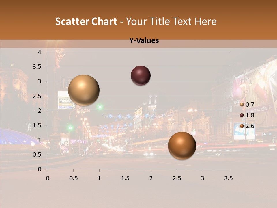 Capital Kiev Gas Crisis PowerPoint Template