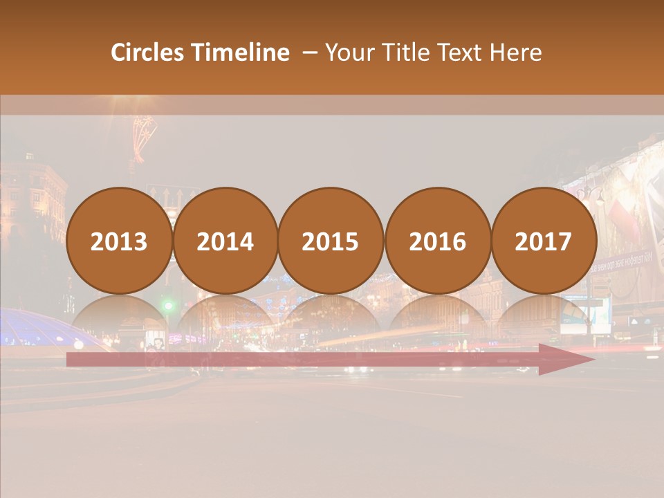 Capital Kiev Gas Crisis PowerPoint Template