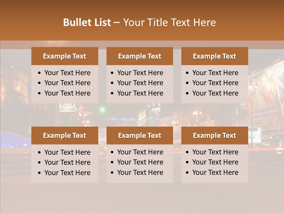 Capital Kiev Gas Crisis PowerPoint Template