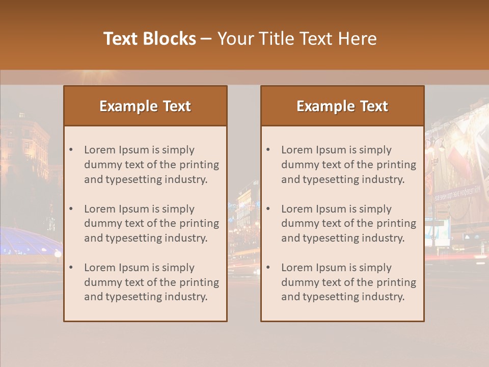 Capital Kiev Gas Crisis PowerPoint Template