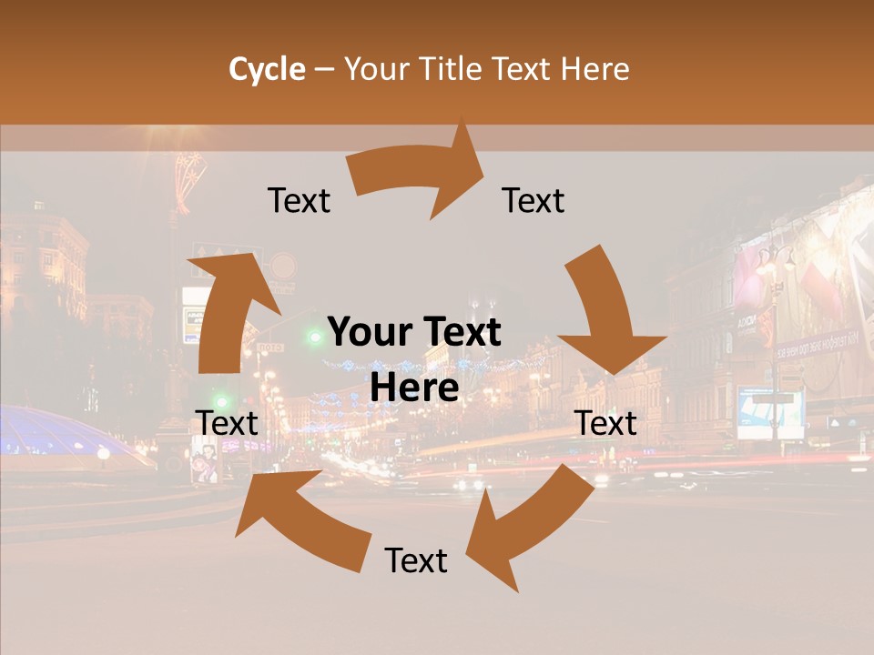 Capital Kiev Gas Crisis PowerPoint Template