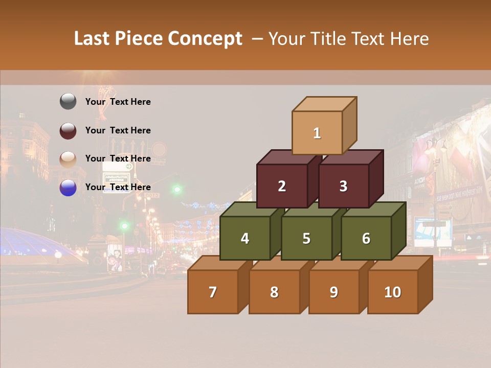 Capital Kiev Gas Crisis PowerPoint Template