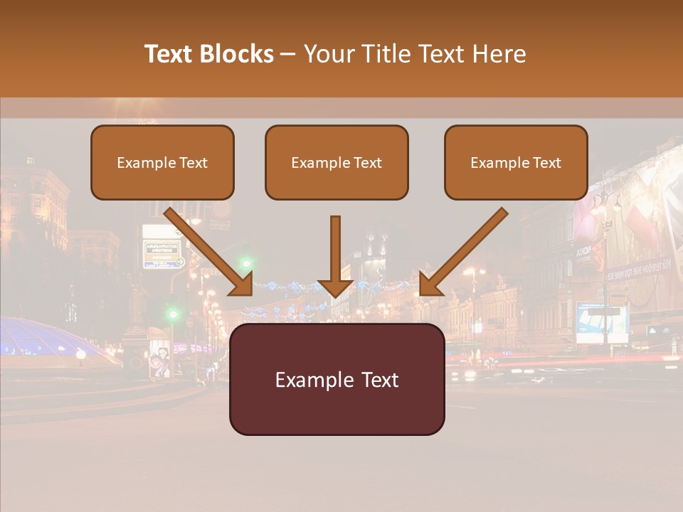 Capital Kiev Gas Crisis PowerPoint Template