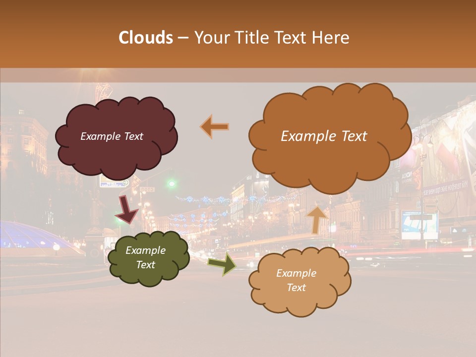 Capital Kiev Gas Crisis PowerPoint Template