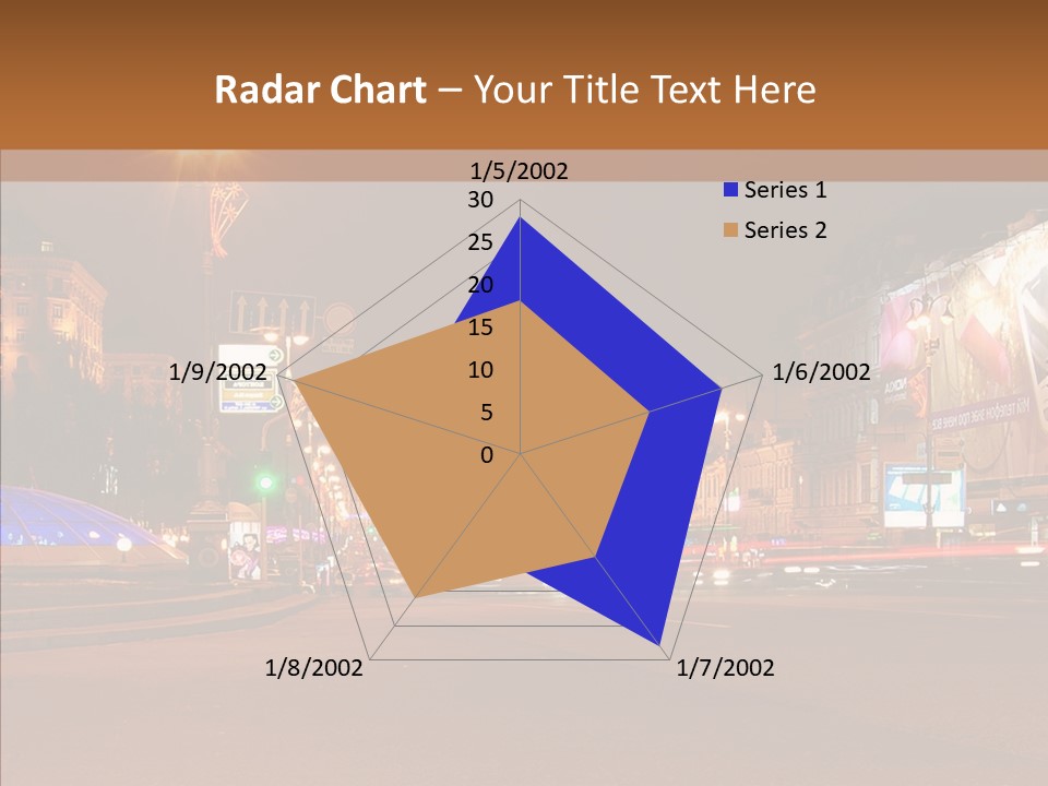 Capital Kiev Gas Crisis PowerPoint Template
