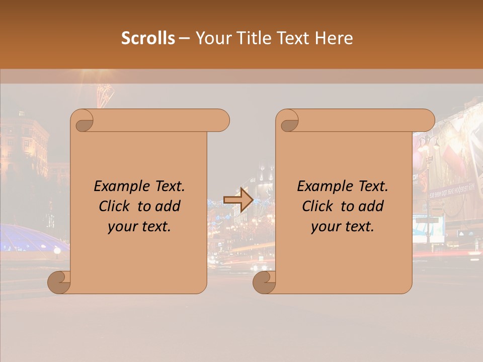Capital Kiev Gas Crisis PowerPoint Template