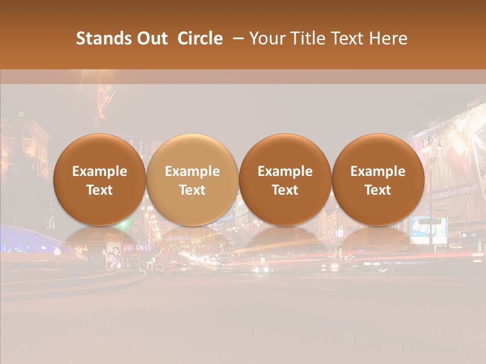 Capital Kiev Gas Crisis PowerPoint Template