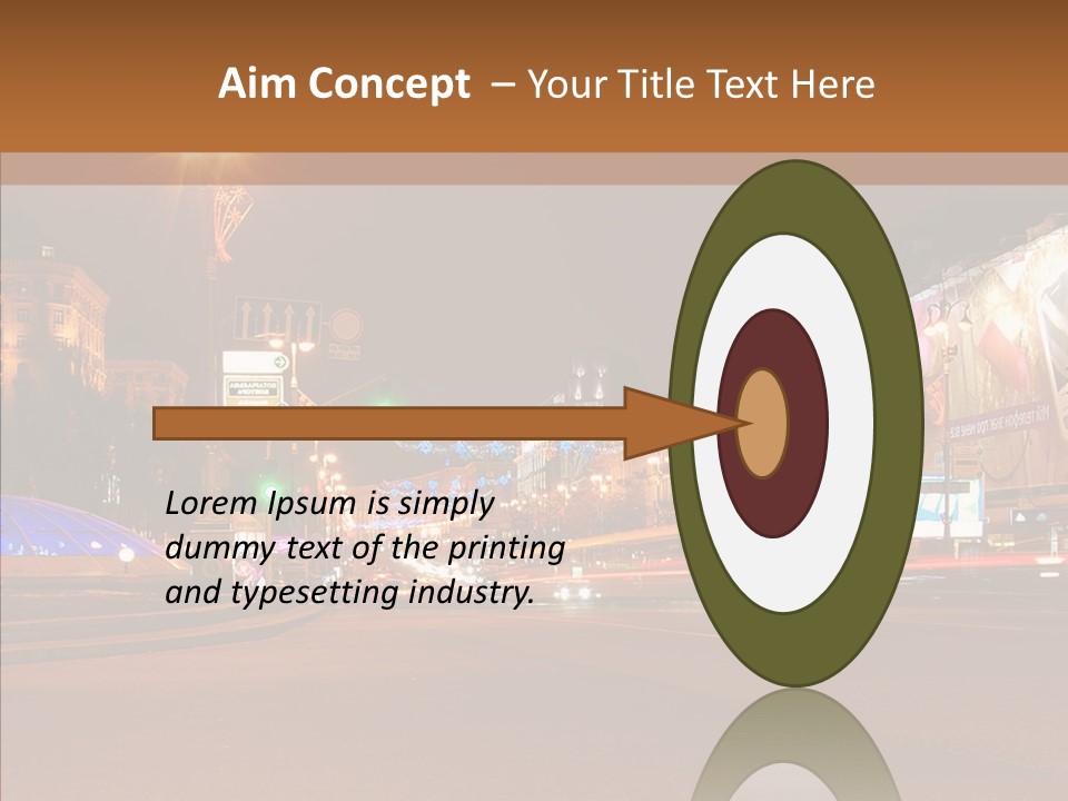 Capital Kiev Gas Crisis PowerPoint Template