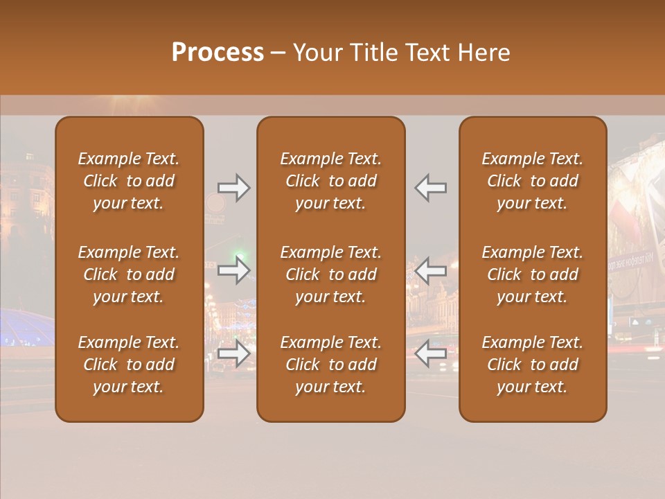 Capital Kiev Gas Crisis PowerPoint Template