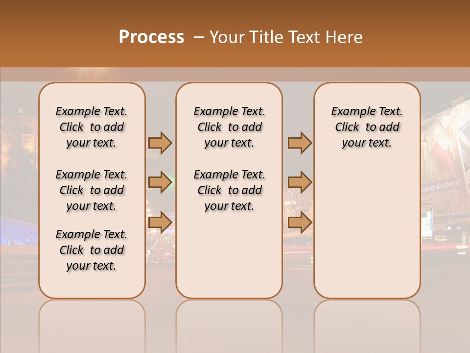 Capital Kiev Gas Crisis PowerPoint Template