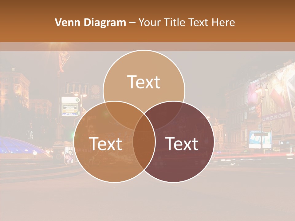 Capital Kiev Gas Crisis PowerPoint Template