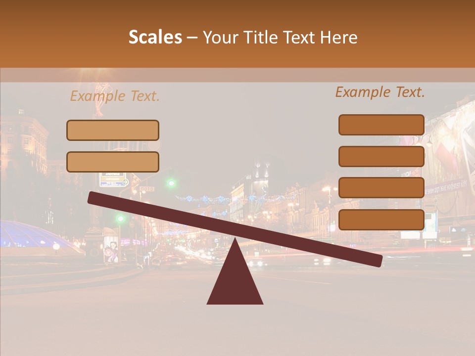 Capital Kiev Gas Crisis PowerPoint Template