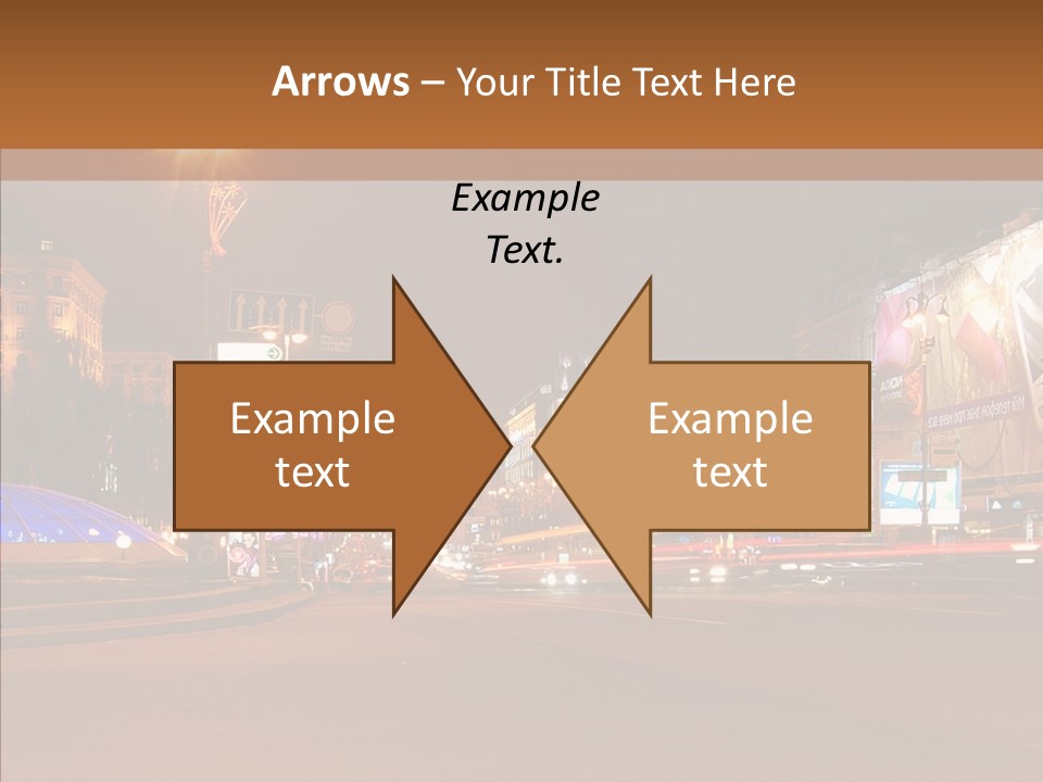 Capital Kiev Gas Crisis PowerPoint Template