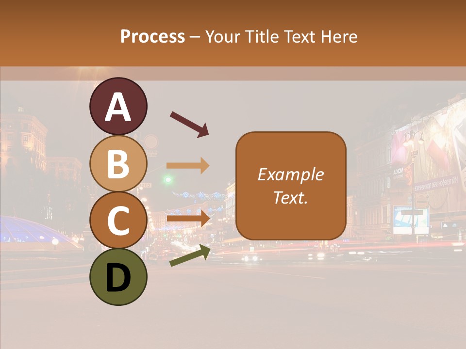 Capital Kiev Gas Crisis PowerPoint Template