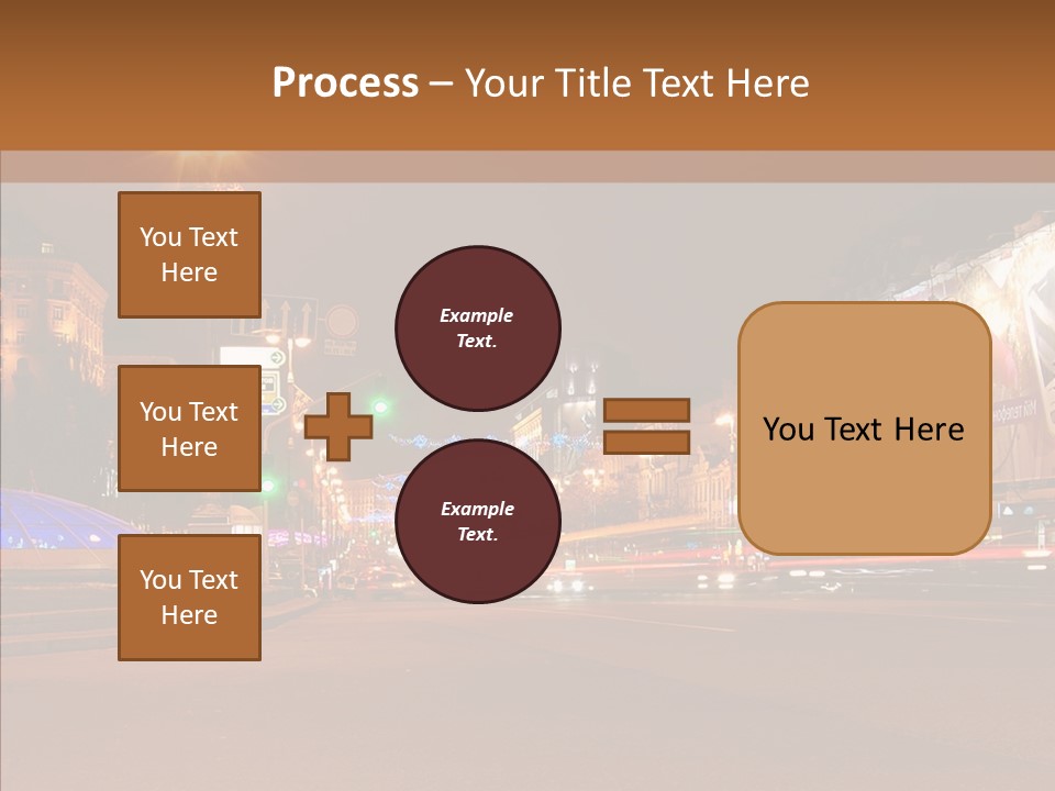 Capital Kiev Gas Crisis PowerPoint Template