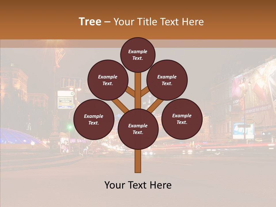 Capital Kiev Gas Crisis PowerPoint Template
