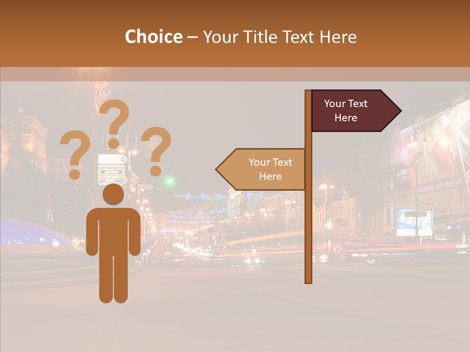 Capital Kiev Gas Crisis PowerPoint Template