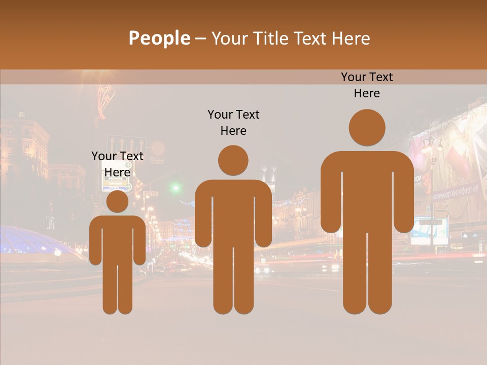 Capital Kiev Gas Crisis PowerPoint Template