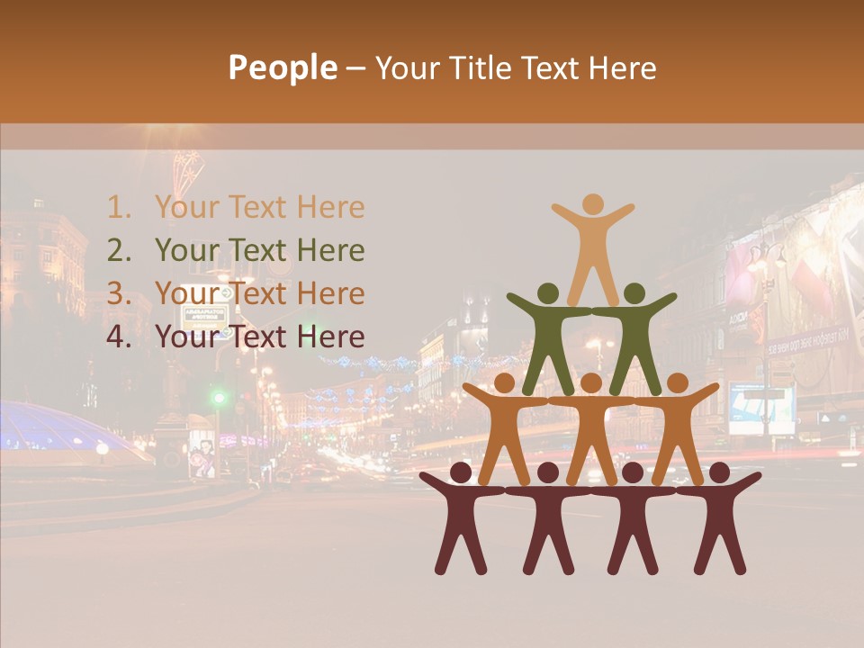 Capital Kiev Gas Crisis PowerPoint Template