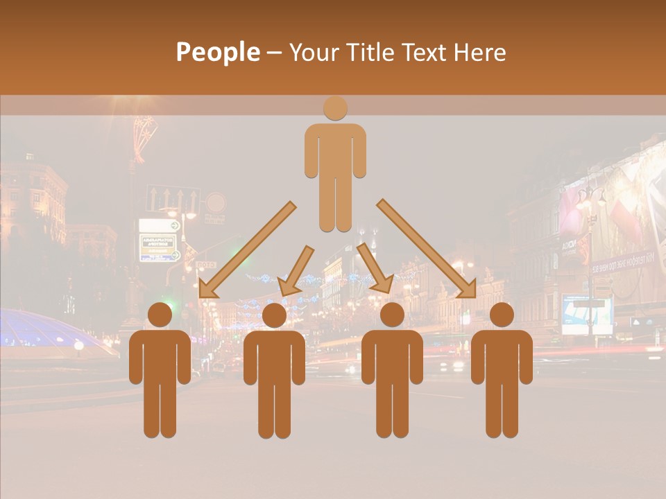 Capital Kiev Gas Crisis PowerPoint Template